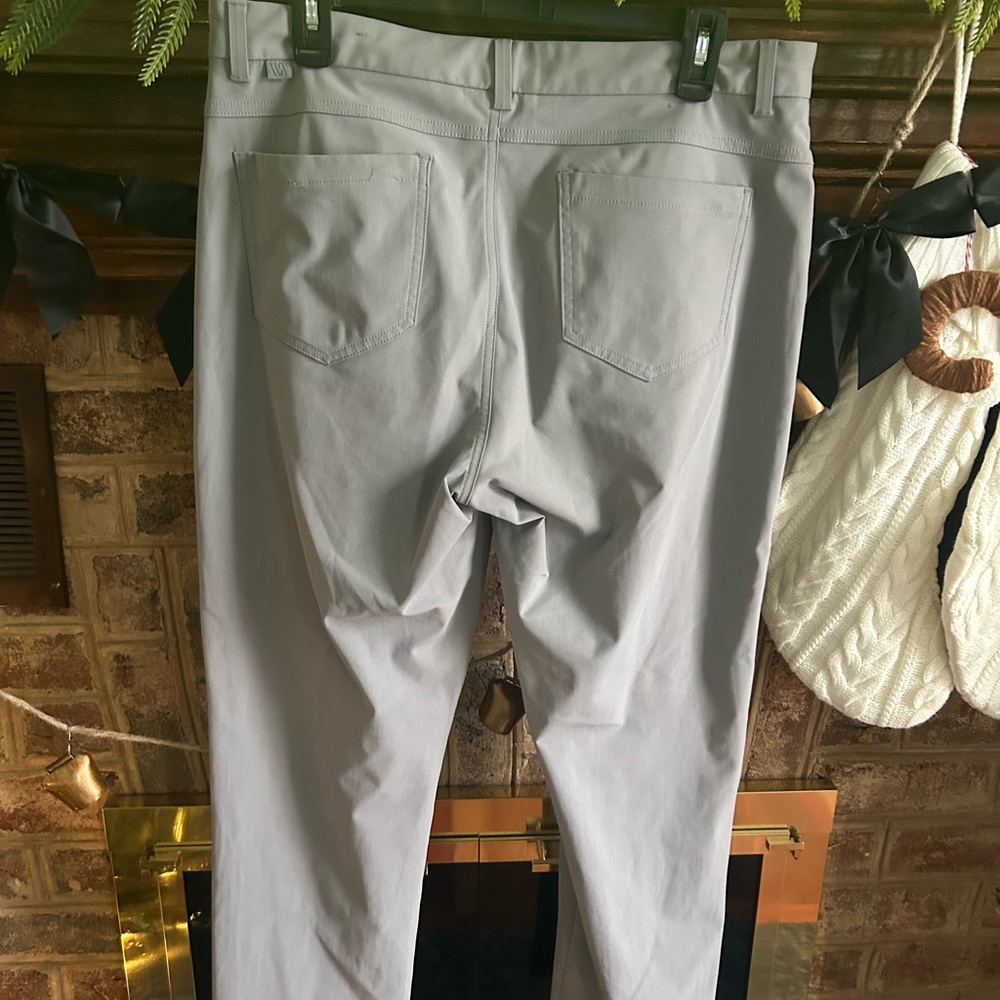 Men's Light Gray Chinos - Picture 2 of 4